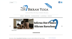 Desktop Screenshot of bikramyoga.es