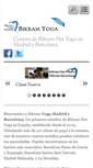 Mobile Screenshot of bikramyoga.es
