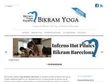 Tablet Screenshot of bikramyoga.es