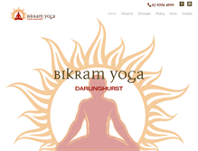Tablet Screenshot of bikramyoga.net.au