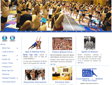 Tablet Screenshot of bikramyoga.cl